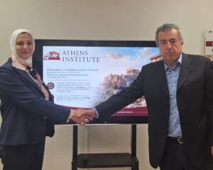 Η κ. Μαριάμ Χεθνάουι & ο Δρ. Γρηγόριος Θ. Παπανίκος